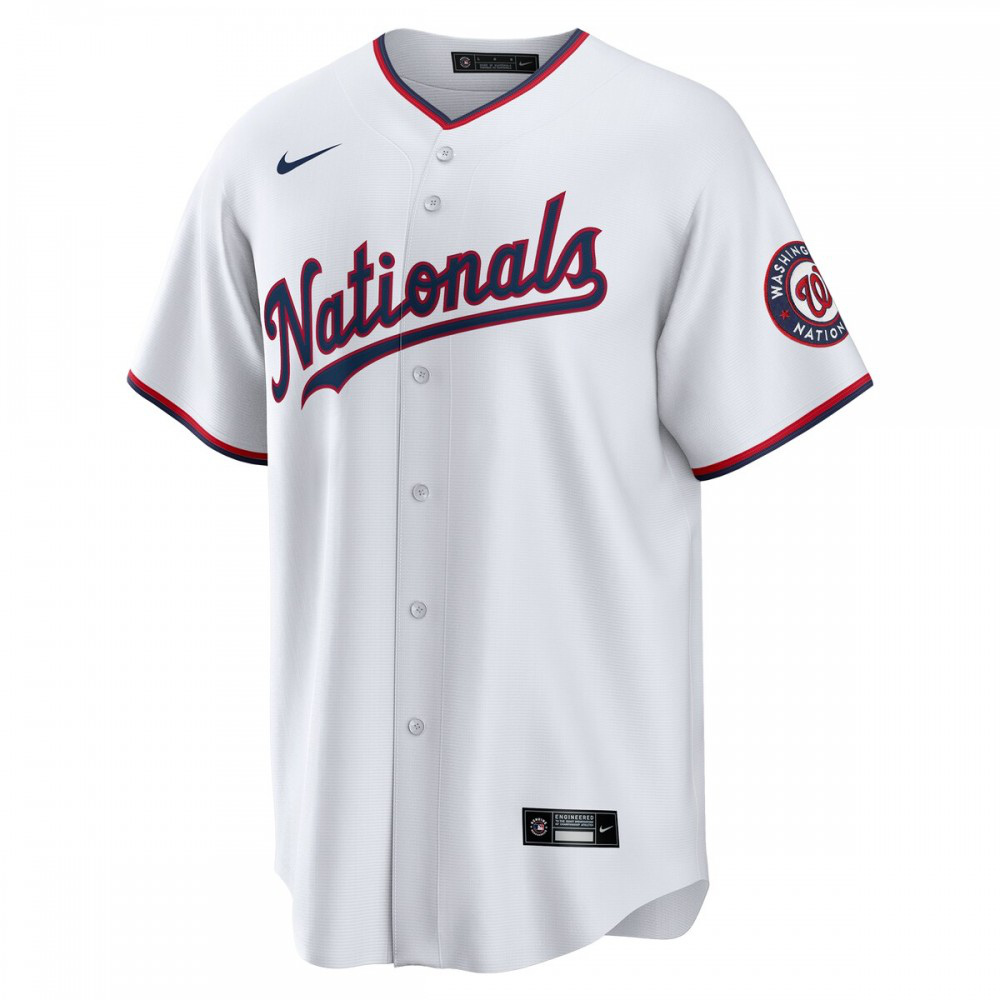 Washington Nationals Replica Custom Jersey - White-Pro Kit Vault | Brand New 26/27 Sports Jerseys
